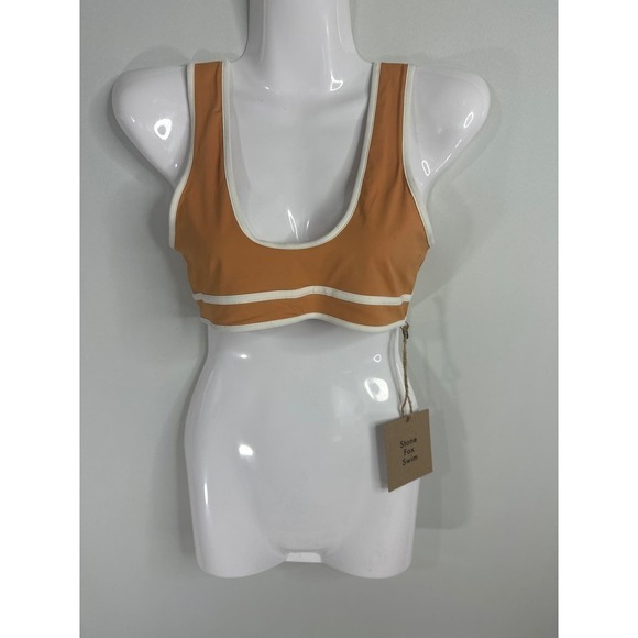Stone Fox SWIM DHALIA Top in Sanstone SMALL NWT - Picture 3 of 8